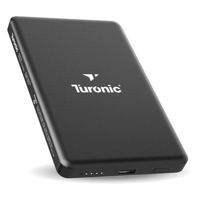 Turonic Magnetic Wireless Power Bank, 20W, Black (PB1)