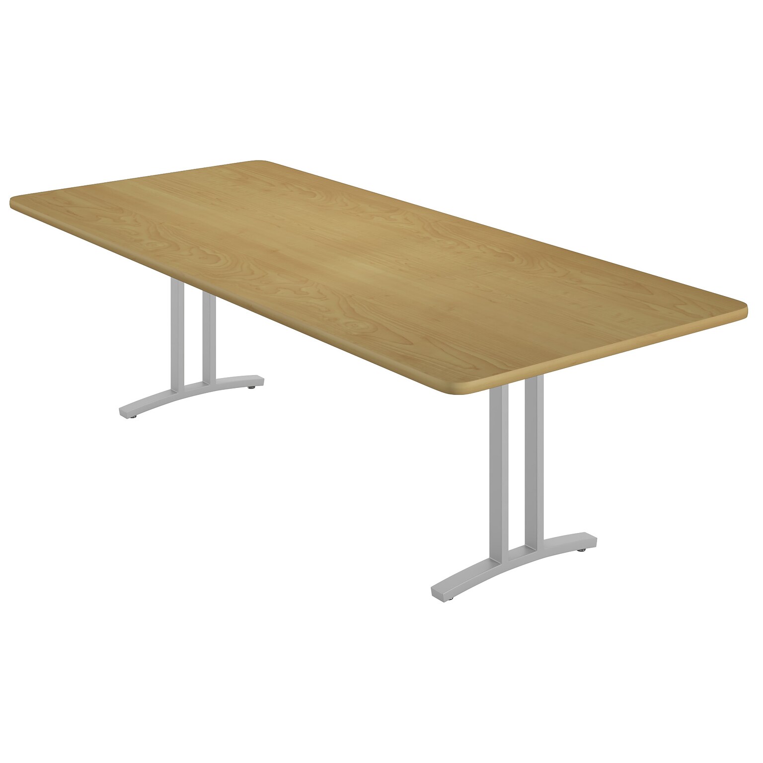 Correll Curvature 96W x 42D Conference Table, Fusion Maple (CC4296R-16-14-16)