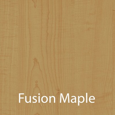Correll Curvature 96"W x 48"D Boat Shaped Conference Table, Fusion Maple (CC4296B-16-14-16)