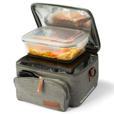 Victor Technology Heetz Insulated Lunch Bag, Gray (HTZ500)
