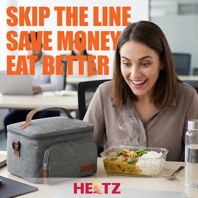 Victor Technology Heetz Insulated Lunch Bag, Gray (HTZ500)