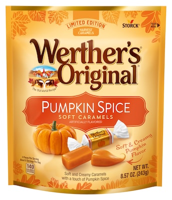 Werthers Original Pumpkin Spice Soft Caramels, 8.57 Oz. (SUL53231)
