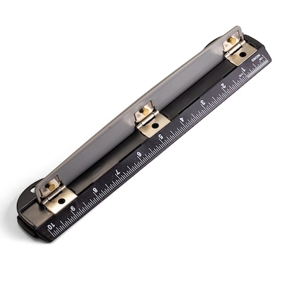 Officemate 3-Hole Punch, 5 Sheet Capacity, Matte Black (66020)