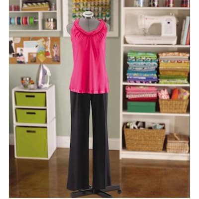 Singer Adjustable Dress Form, Foam-Backed Fabric (DF151ML_GR)