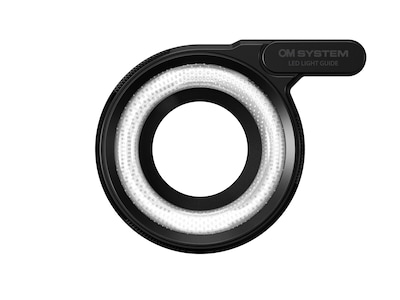 OM System LG-1 LED Macro Light Guide, Black (V335480BW000)