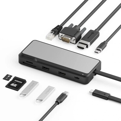 ALOGIC Fusion Pro TOUR Universal Docking Station for Windows, macOS and Chrome OS Laptop (FUPHDVG1)