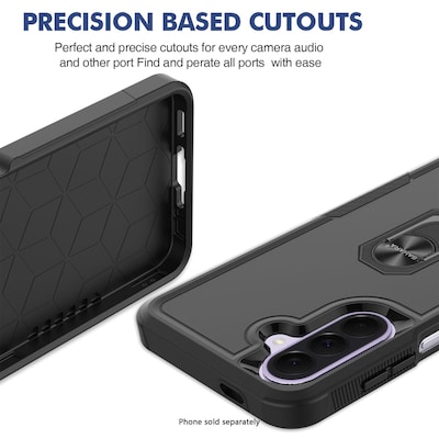 SaharaCase Raider Series Case for Galaxy A27, Shock-Absorbing, Built-In Kickstand, (CP01101)