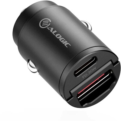 ALOGIC Rapid Power Car Charger, 30W, Black (CRCA30)