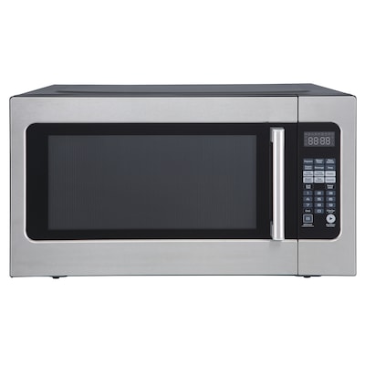 Magic Chef 2.2- cu. Ft. Countertop Microwave with Sensor Cooking & Food Cover, Stainless Steel (KITMCPBTH05)