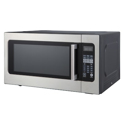 Magic Chef 2.2- cu. Ft. Countertop Microwave with Sensor Cooking & Food Cover, Stainless Steel (KITMCPBTH05)