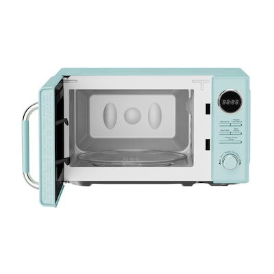 Magic Chef 0.7-cu. Ft. Retro Countertop Microwave & Food Cover, Green (KITMCPBTH07)