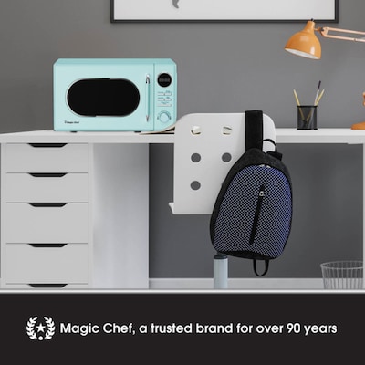 Magic Chef 0.7-cu. Ft. Retro Countertop Microwave & Food Cover, Green (KITMCPBTH07)