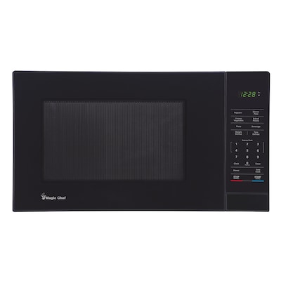 Magic Chef 1.1 - cu. Ft. Digital Touch Countertop Microwave & Food Cover, Black (KITMCPBTH02)