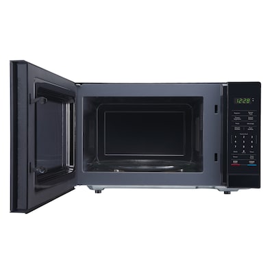 Magic Chef 1.1 - cu. Ft. Digital Touch Countertop Microwave & Food Cover, Black (KITMCPBTH02)