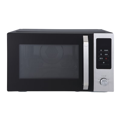 Magic Chef 1- cu. Ft. Countertop Microwave with Air Fryer & Food Cover, Stainless Steel/Black(KITMCPBTH01)
