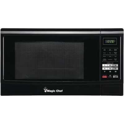 Magic Chef 1.6- cu. Ft.  Countertop Microwave & Food Cover, Black (KITMCPBTH17)