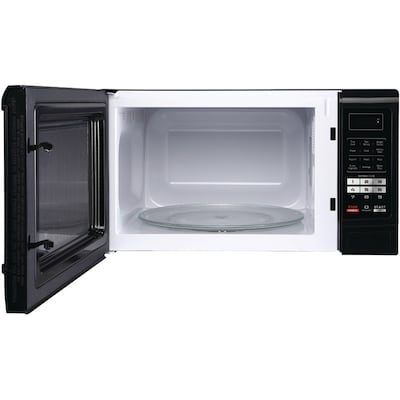 Magic Chef 1.6- cu. Ft.  Countertop Microwave & Food Cover, Black (KITMCPBTH17)