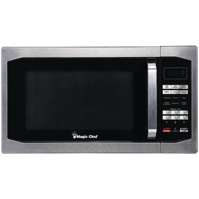Magic Chef 1.6- cu. Ft. Countertop Microwave & Food Cover, Stainless Steel (KITMCPBTH18)