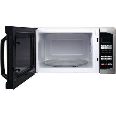 Magic Chef 1.6- cu. Ft. Countertop Microwave & Food Cover, Stainless Steel (KITMCPBTH18)