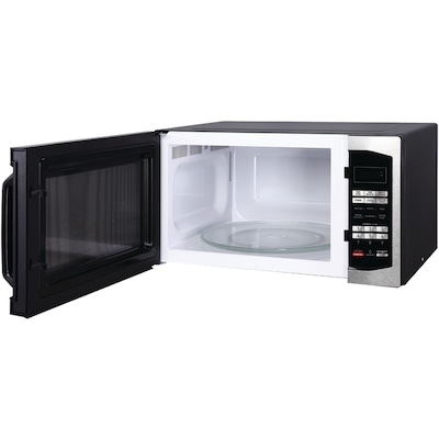 Magic Chef 1.6- cu. Ft. Countertop Microwave & Food Cover, Stainless Steel (KITMCPBTH18)