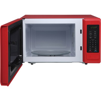 Magic Chef 0.9- cu. Ft. Digital Touch Countertop Microwave & Food Cover, Red (KITMCPBTH13)