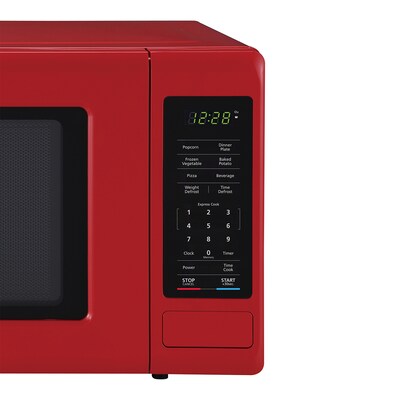 Magic Chef 0.9- cu. Ft. Digital Touch Countertop Microwave & Food Cover, Red (KITMCPBTH13)
