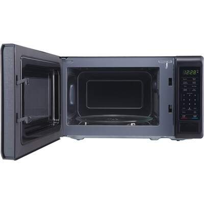 Magic Chef 0.7- cu. Ft. Countertop Digital Touch Microwave & Food Cover, Black (KITMCPBTH10)