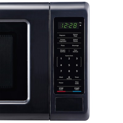 Magic Chef 0.7- cu. Ft. Countertop Digital Touch Microwave & Food Cover, Black (KITMCPBTH10)