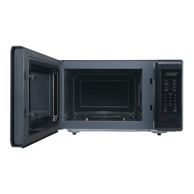 Magic Chef 0.9- cu. Ft.  Digital Touch Countertop Microwave & Food Cover, Black (KITMCPBTH12)