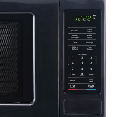 Magic Chef 0.9- cu. Ft.  Digital Touch Countertop Microwave & Food Cover, Black (KITMCPBTH12)