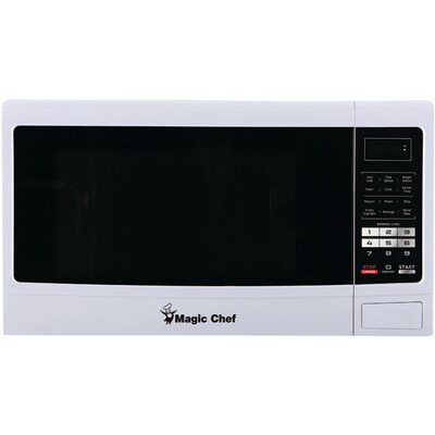 Magic Chef 1.6- cu. Ft. Watt Countertop Microwave & Food Cover, White (KITMCPBTH19)