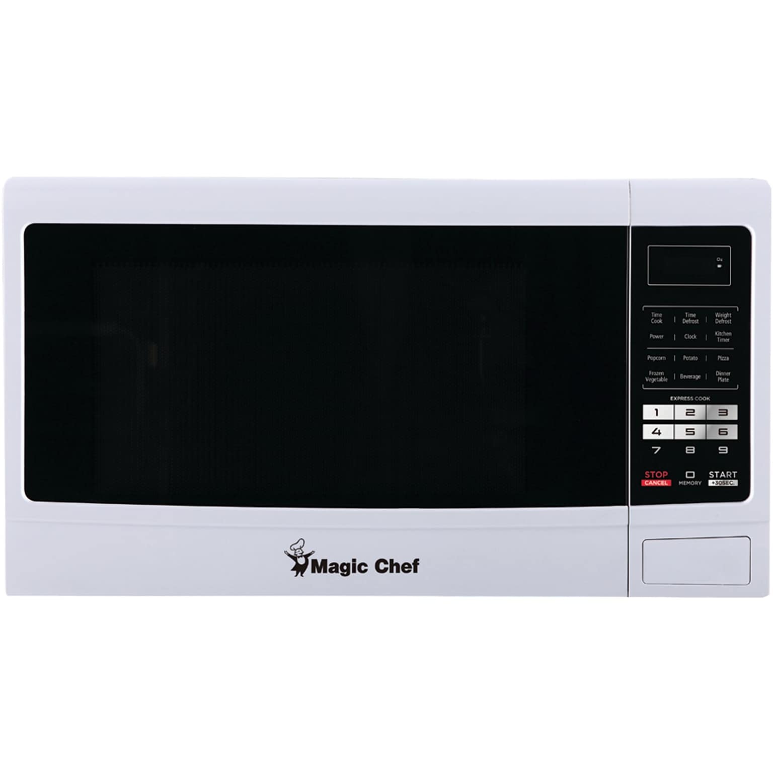 Magic Chef 1.6- cu. Ft. Watt Countertop Microwave & Food Cover, White (KITMCPBTH19)