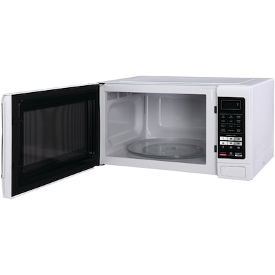 Magic Chef 1.6- cu. Ft. Watt Countertop Microwave & Food Cover, White (KITMCPBTH19)