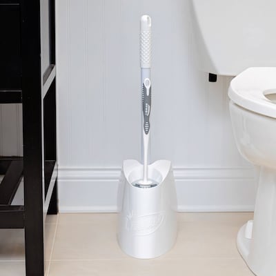 Libman MegaForce Combo Toilet Brush & Plunger Set, White (1024)