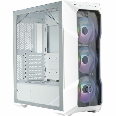 Cooler Master MasterBox TD500 Mesh V2 ATX Mid-Tower Computer Case, White (TD500V2-WGNN-S00)