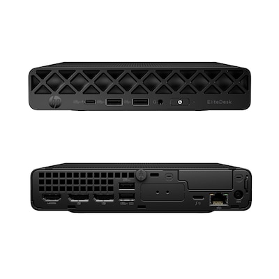 HP EliteDesk 8 Mini G1a Desktop Computer, AMD Ryzen 5 220, 16GB RAM, 512GB PCIe SSD, Windows 11 Pro (CP3M1AT#ABA)