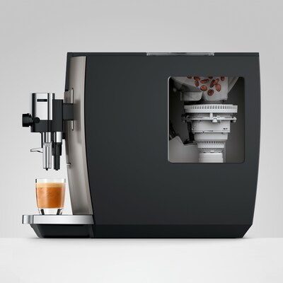 Jura E8 2-Cup Coffee and Espresso Machine, Midnight Silver (15722)