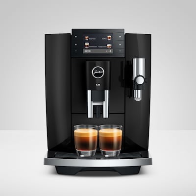 Jura E8 2-Cup Coffee & Espresso Machine, Piano Black (15777)