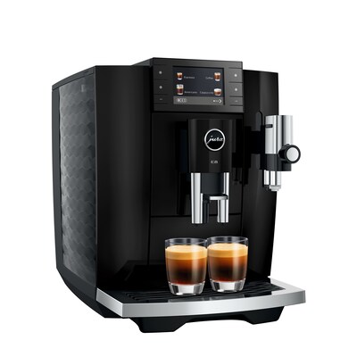 Jura E8 2-Cup Coffee & Espresso Machine, Piano Black (15777)