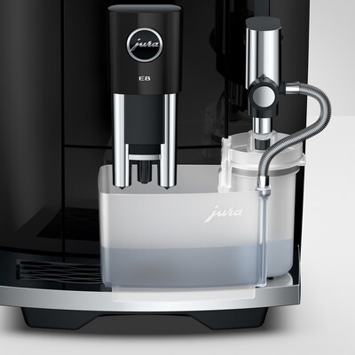 Jura E8 2-Cup Coffee & Espresso Machine, Piano Black (15777)