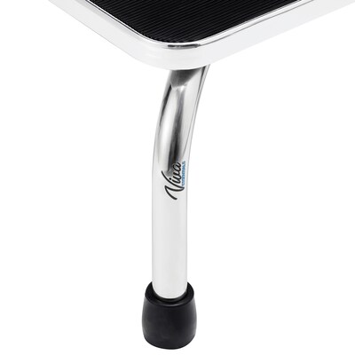 Viva Comfort Stainless Steel Non-Slip Medical Step Stool with Handrail, 300 lb. Capacity (ME910-04-H-MK)