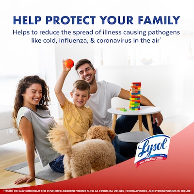 Lysol Air Sanitizer Aerosol, Apple Cinnamon Scent, 10 oz. (19200-95879)