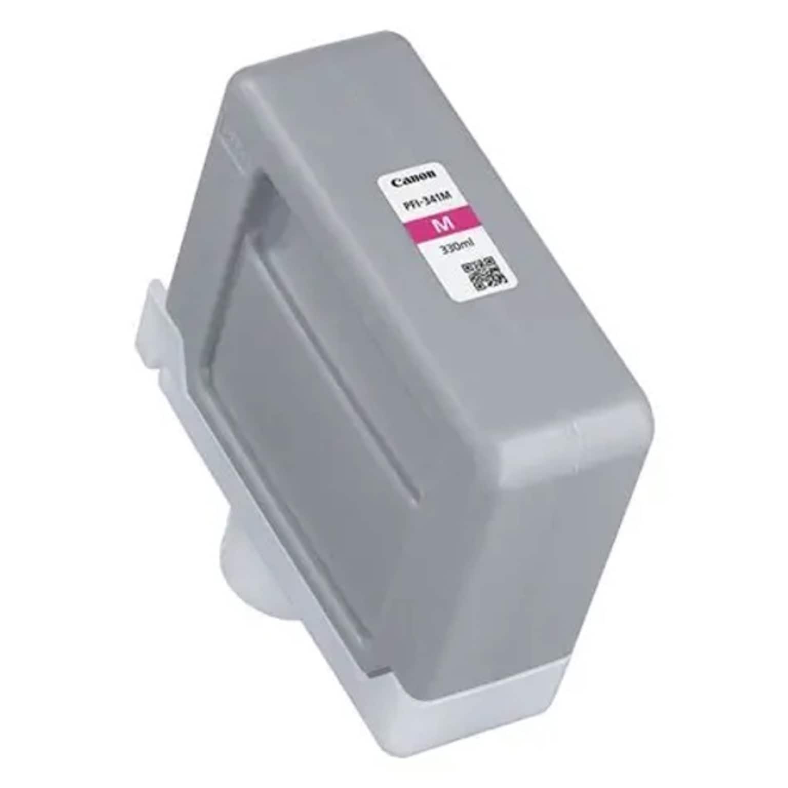 Canon PFI-341M Magenta Pigment Ink Tank, 330ml (6841C001)