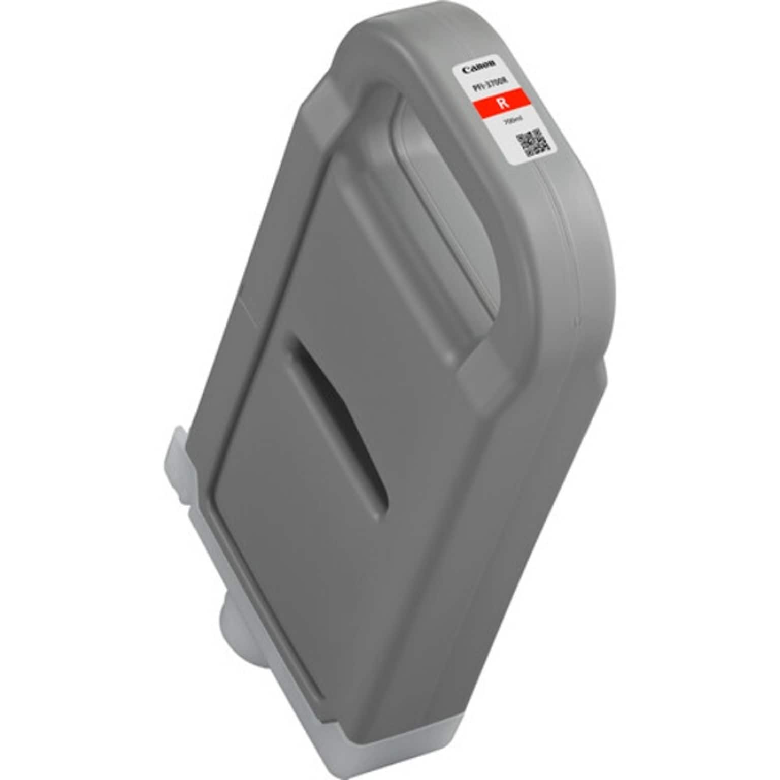 Canon PFI-3700R Red Pigment Ink Tank, 700ml (6449C001)
