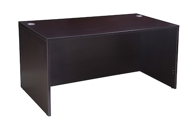 Boss Office Products 60 Desk Shell, Mocha (N103-MOC)