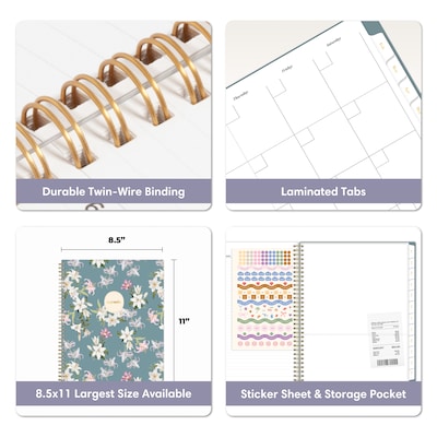 Blue Sky Sincerely Jules 8.5" x 11" Weekly & Monthly Planner (162417)