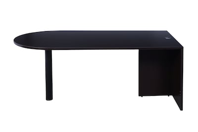Boss Office Products 71 Bullet Desk, Mahogany (N147-MOC)
