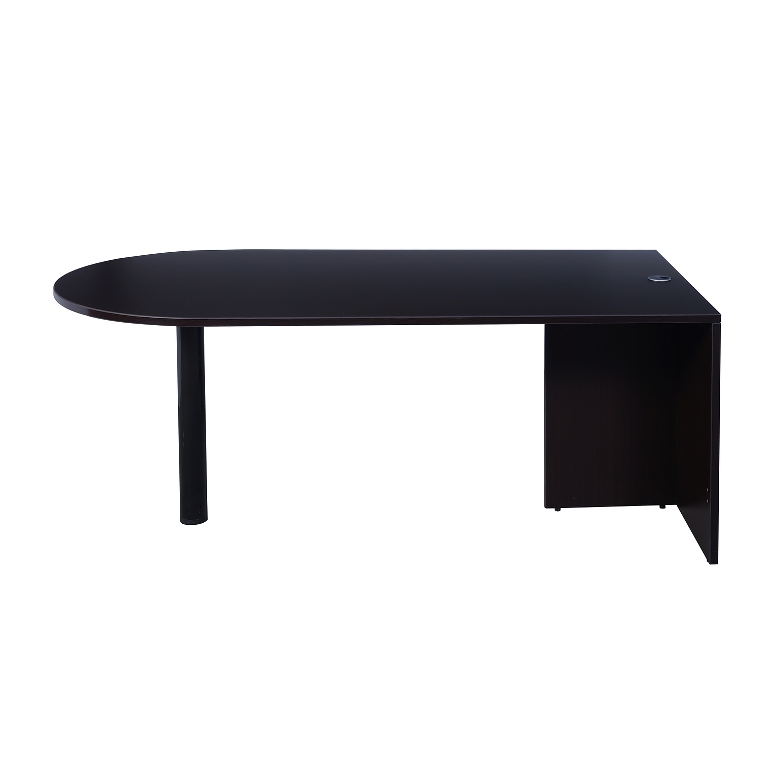 Boss Office Products 71 Bullet Desk, Mahogany (N147-MOC)
