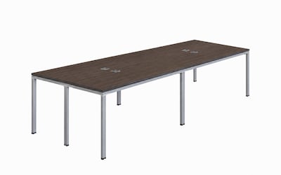 Boss Office Products Simple System 48 Office Desk, Driftwood (SGSD015-110)