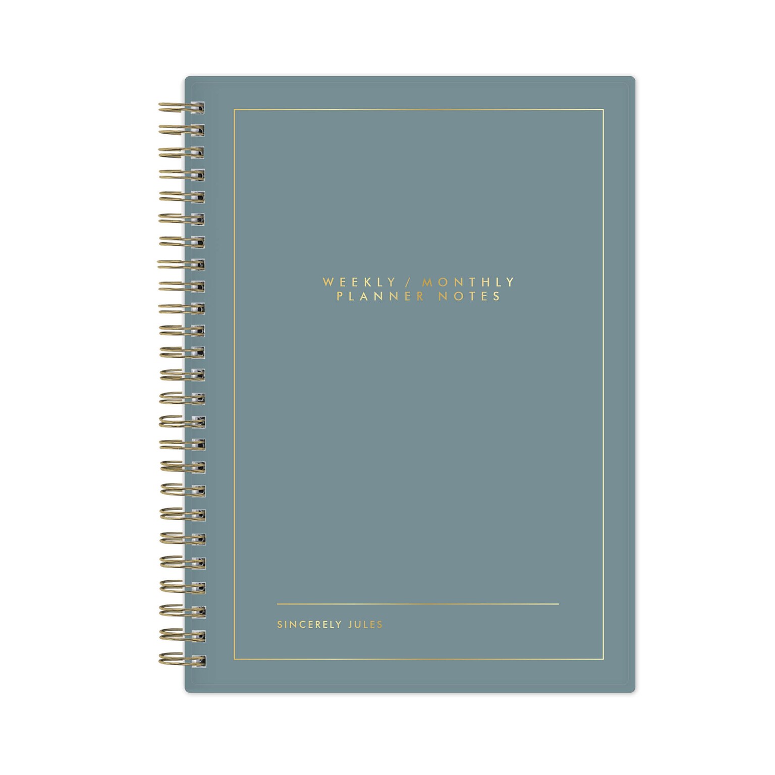 Blue Sky Sincerely Jules 5.875 x 8.625 Weekly & Monthly Planner, Marina (162418)
